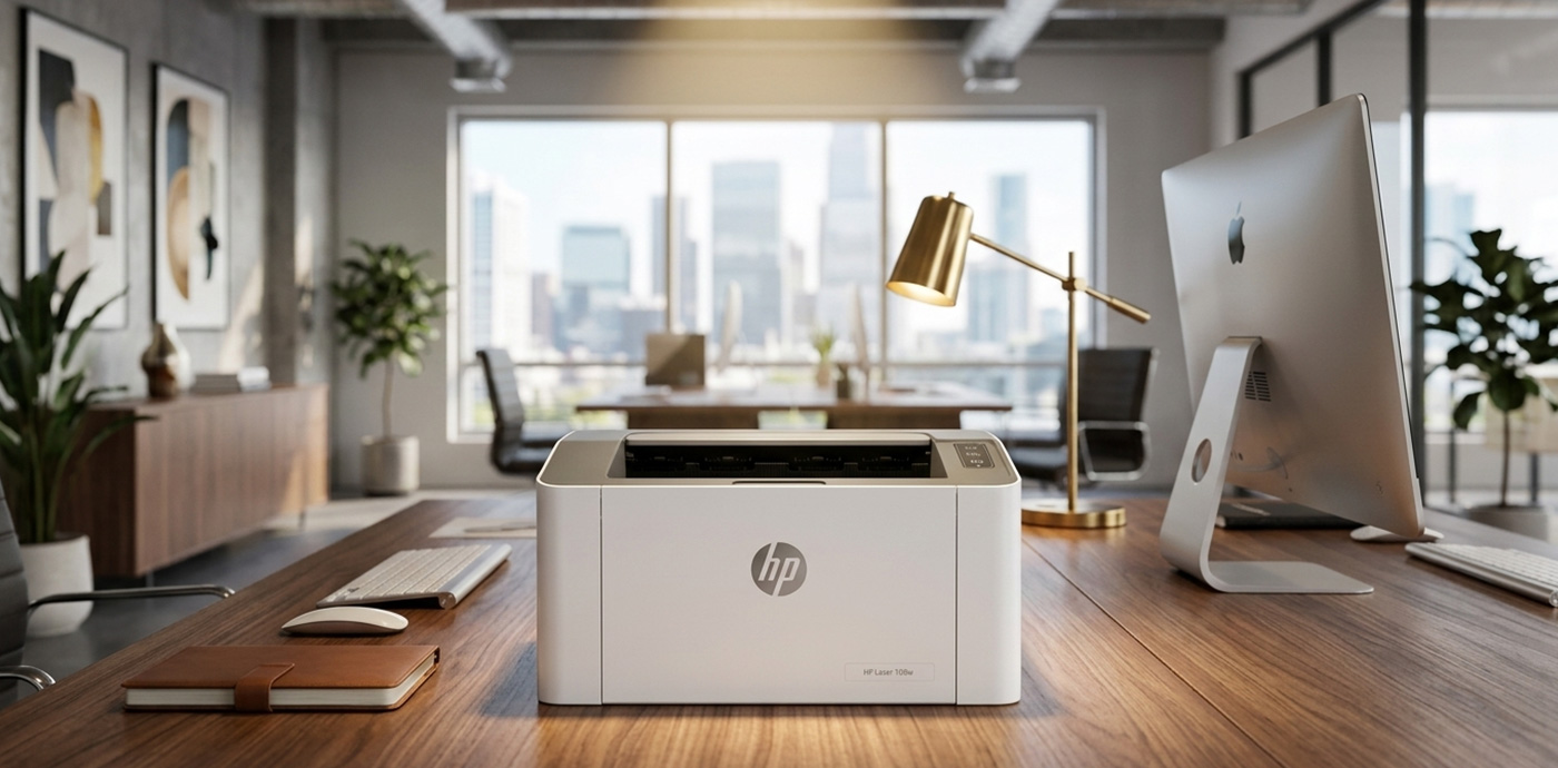 เลือกเครื่องปริ้น HP 108w